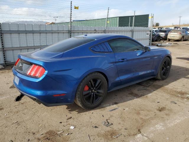 1FA6P8TH4H5247502 - 2017 FORD MUSTANG BLUE photo 3