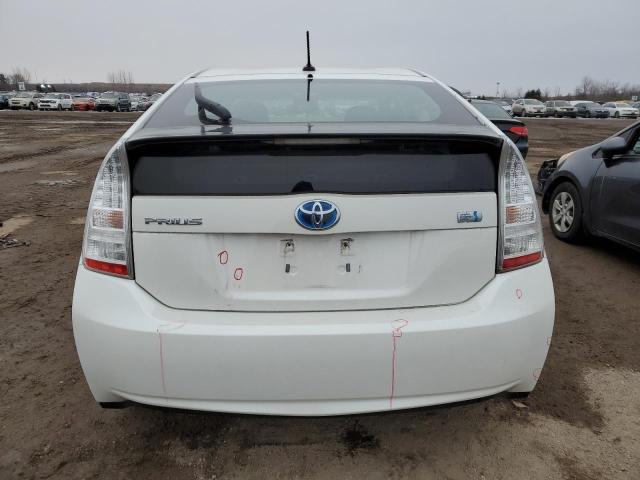 JTDKN3DU7A0029313 - 2010 TOYOTA PRIUS WHITE photo 6