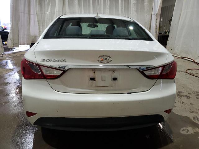 5NPEB4AC2EH821756 - 2014 HYUNDAI SONATA GLS WHITE photo 6