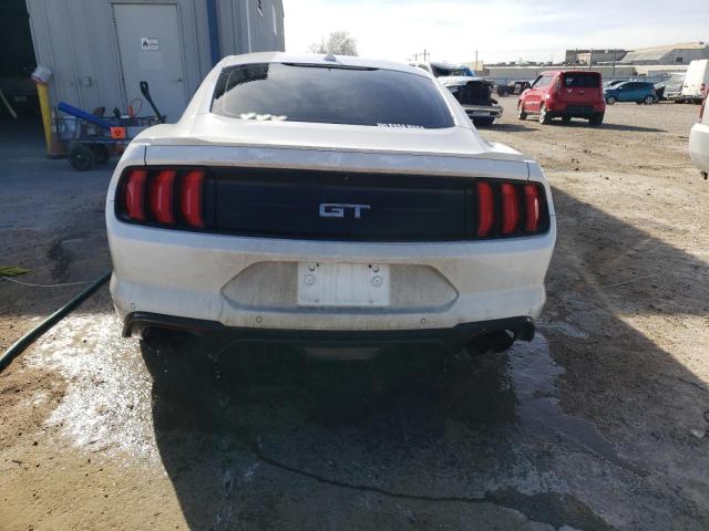 1FA6P8CFXM5106961 - 2021 FORD MUSTANG GT WHITE photo 6