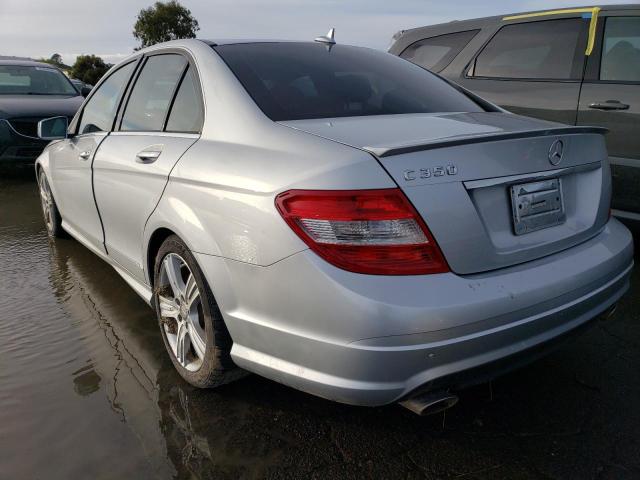 WDDGF5GB4BR145452 - 2011 MERCEDES-BENZ C 350 SILVER photo 2