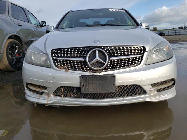 WDDGF5GB4BR145452 - 2011 MERCEDES-BENZ C 350 SILVER photo 5