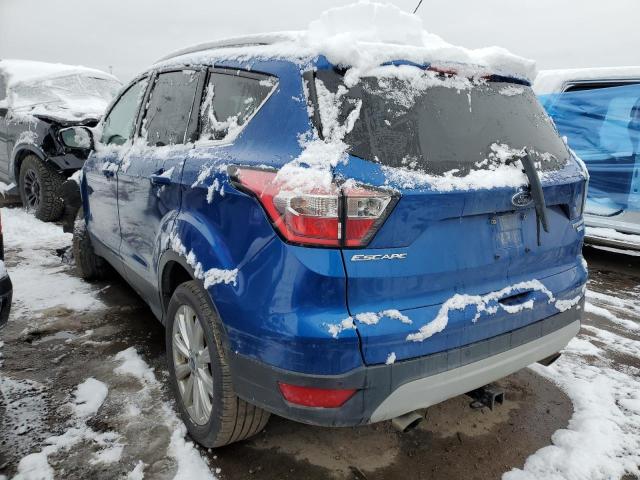 1FMCU9J92HUD38261 - 2017 FORD ESCAPE TIT BLUE photo 2