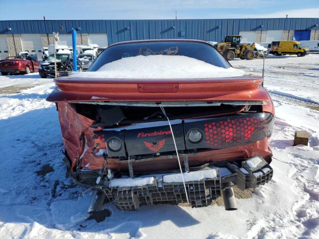 2G2FS22K722132757 - 2002 PONTIAC FIREBIRD ORANGE photo 6