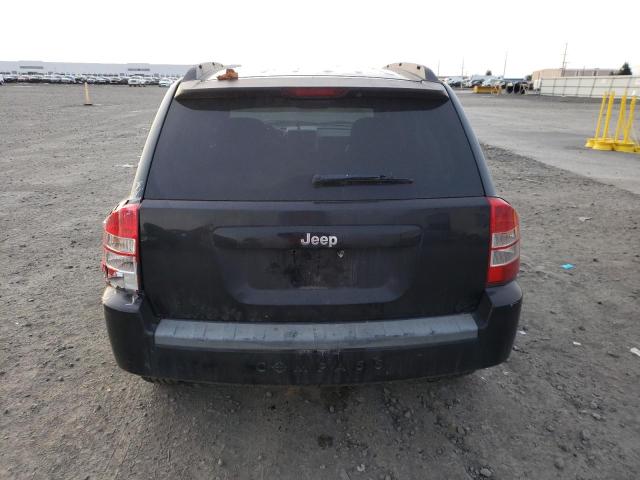 1J8FT47048D778815 - 2008 JEEP COMPASS SPORT BLACK photo 6