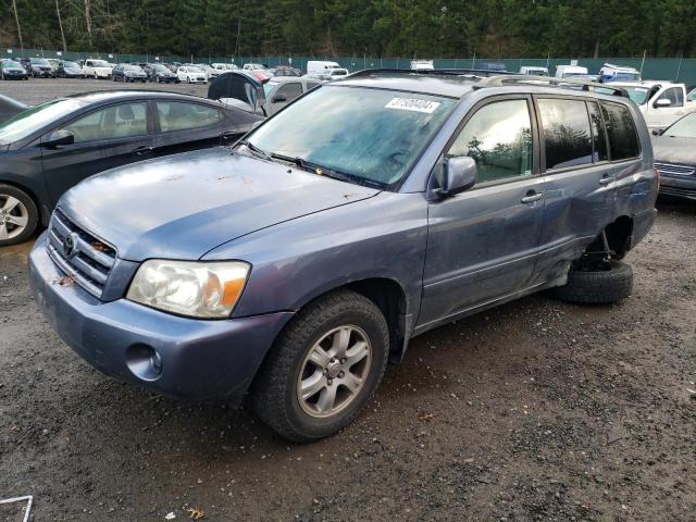 JTEDP21A170144159 - 2007 TOYOTA HIGHLANDER SPORT BLUE photo 1