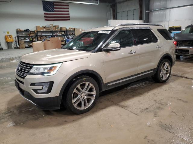 1FM5K8F82HGB29044 - 2017 FORD EXPLORER LIMITED GOLD photo 1