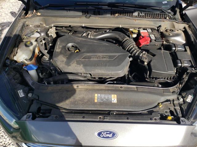 3FA6P0HR6DR336630 - 2013 FORD FUSION SE GRAY photo 11