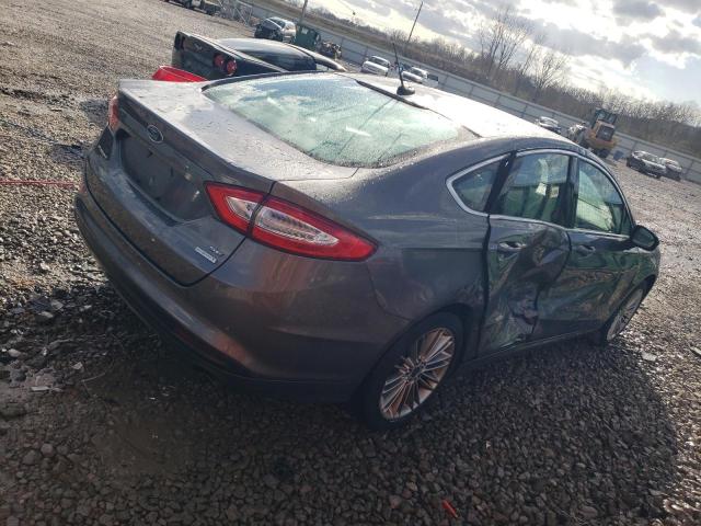 3FA6P0HR6DR336630 - 2013 FORD FUSION SE GRAY photo 3