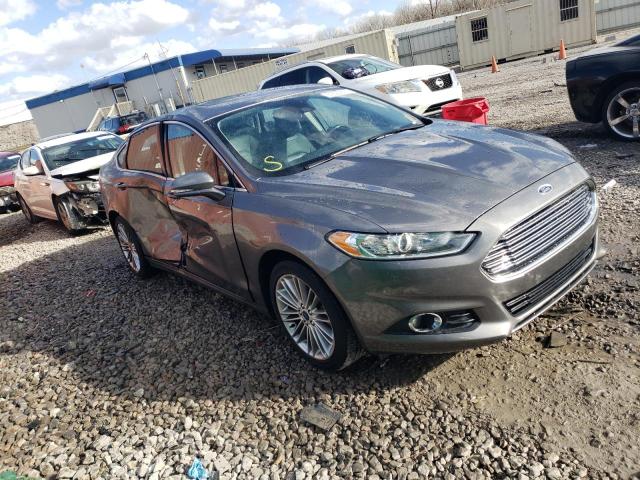 3FA6P0HR6DR336630 - 2013 FORD FUSION SE GRAY photo 4