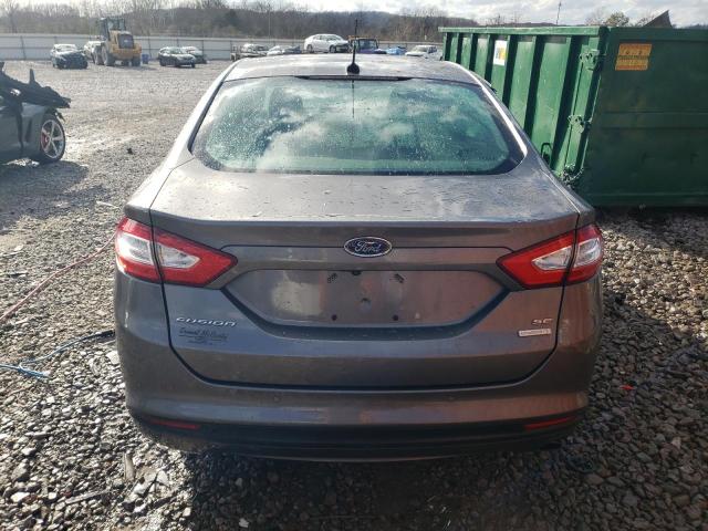 3FA6P0HR6DR336630 - 2013 FORD FUSION SE GRAY photo 6