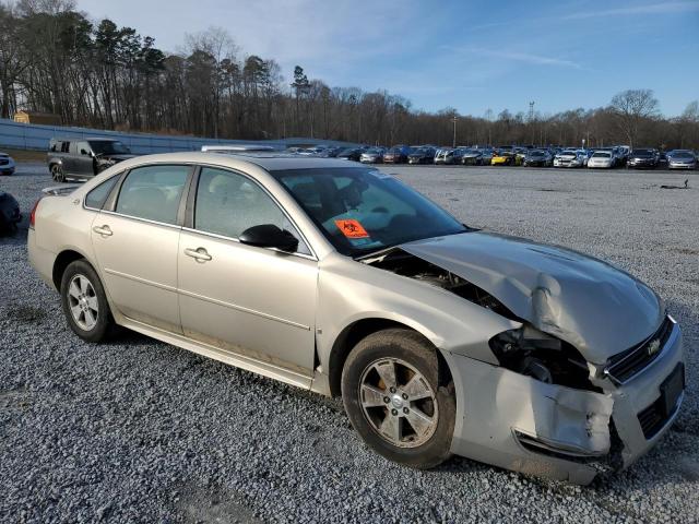 2G1WT57KX91291803 - 2009 CHEVROLET IMPALA 1LT BEIGE photo 4