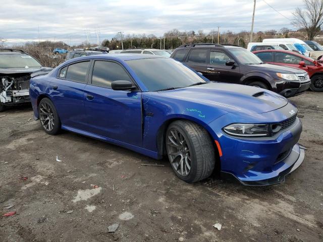 2C3CDXGJ3KH650551 - 2019 DODGE CHARGER SCAT PACK BLUE photo 4