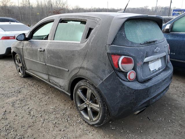 1G1JH6SBXE4156263 - 2014 CHEVROLET SONIC RS BLACK photo 2