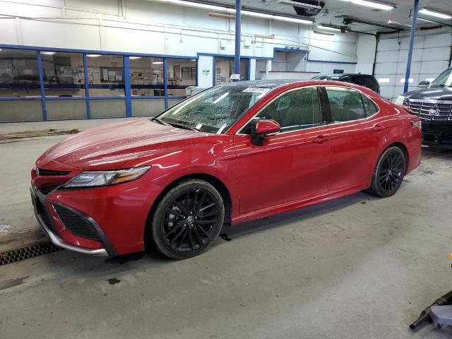 4T1K61BK3MU042698 - 2021 TOYOTA CAMRY XSE RED photo 1