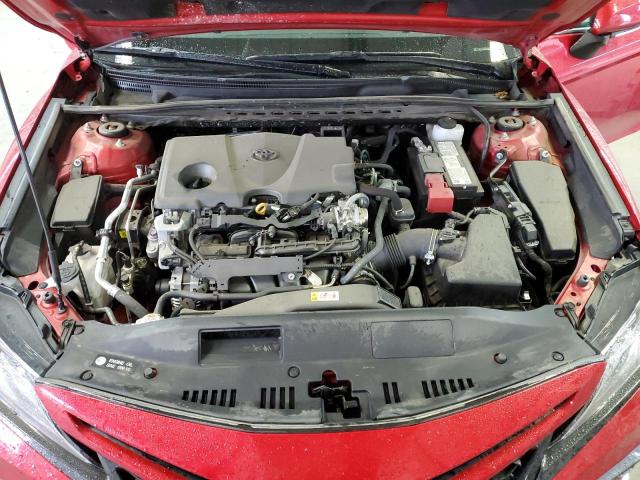 4T1K61BK3MU042698 - 2021 TOYOTA CAMRY XSE RED photo 11