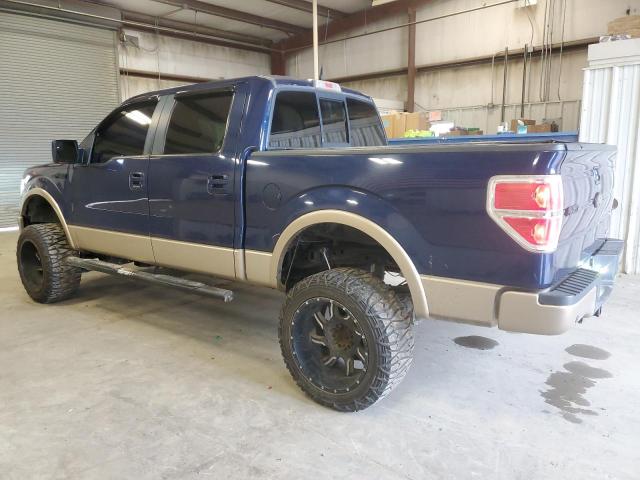 1FTFW1EF4CFC10923 - 2012 FORD F150 SUPERCREW BLUE photo 2