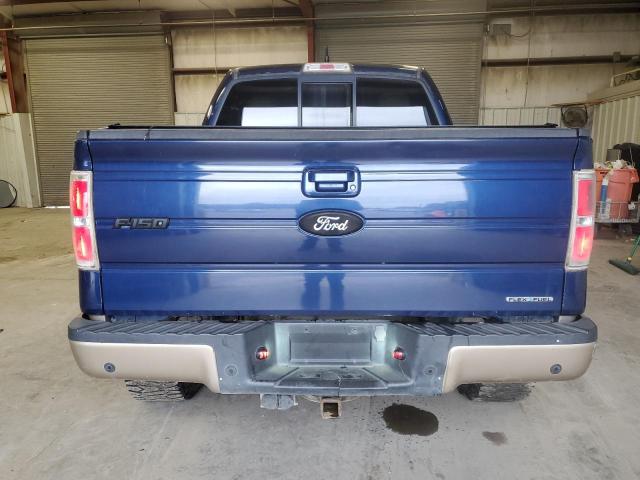 1FTFW1EF4CFC10923 - 2012 FORD F150 SUPERCREW BLUE photo 6