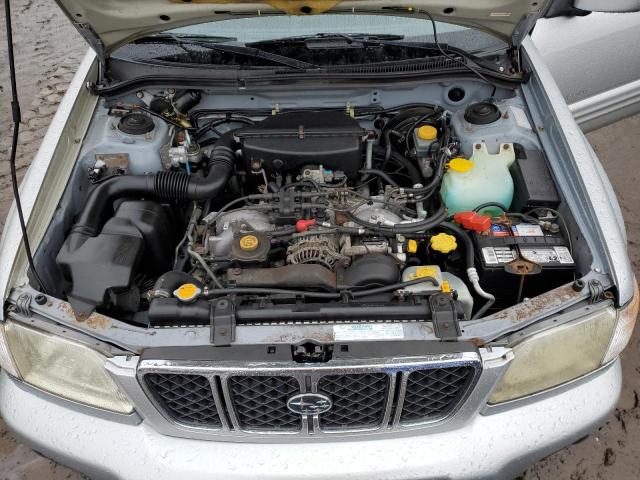 JF1SF65632H740546 - 2002 SUBARU FORESTER S ვერცხლისფერი ფოტო 11