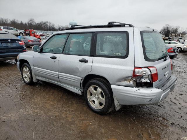 JF1SF65632H740546 - 2002 SUBARU FORESTER S ვერცხლისფერი ფოტო 2