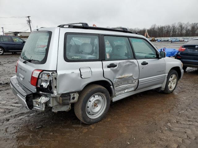 JF1SF65632H740546 - 2002 SUBARU FORESTER S ვერცხლისფერი ფოტო 3