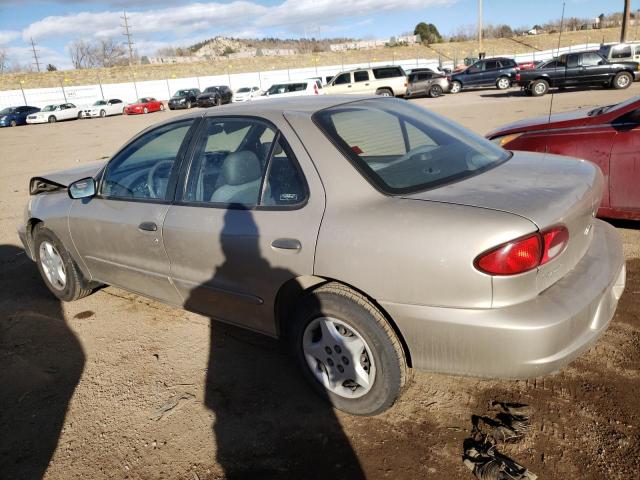 1G1JC524627312979 - 2002 CHEVROLET CAVALIER BASE BEIGE photo 2