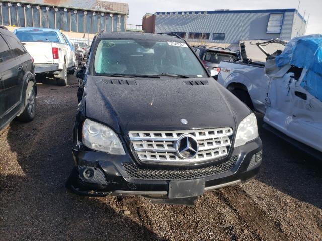 4JGBB8GB9AA539183 - 2010 MERCEDES-BENZ ML 350 4MATIC BLACK photo 5