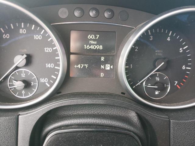 4JGBB8GB9AA539183 - 2010 MERCEDES-BENZ ML 350 4MATIC BLACK photo 9