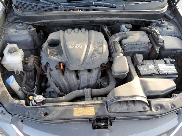 5NPEB4AC4EH931319 - 2014 HYUNDAI SONATA GLS GRAY photo 11