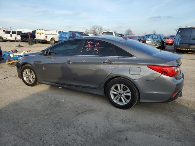 5NPEB4AC4EH931319 - 2014 HYUNDAI SONATA GLS GRAY photo 2