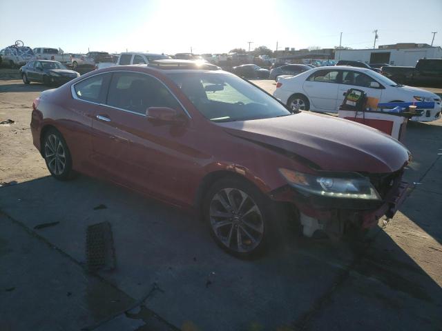 1HGCT2B84EA005580 - 2014 HONDA ACCORD EXL RED photo 4