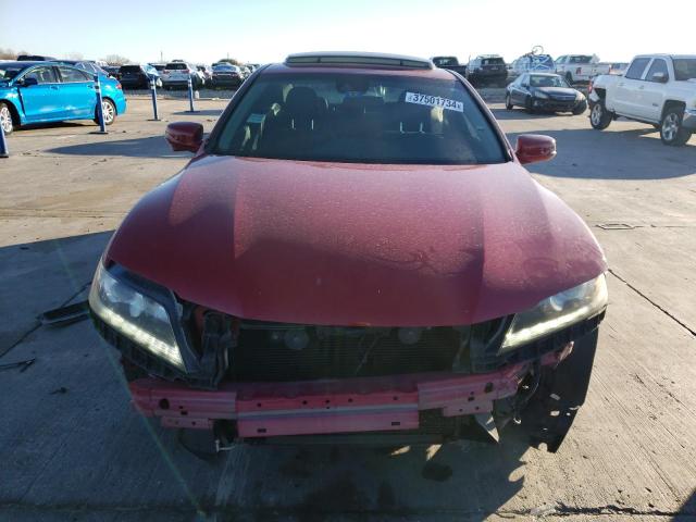 1HGCT2B84EA005580 - 2014 HONDA ACCORD EXL RED photo 5