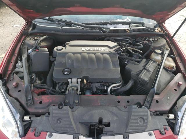 2G1WB5E33D1167363 - 2013 CHEVROLET IMPALA LT RED photo 11