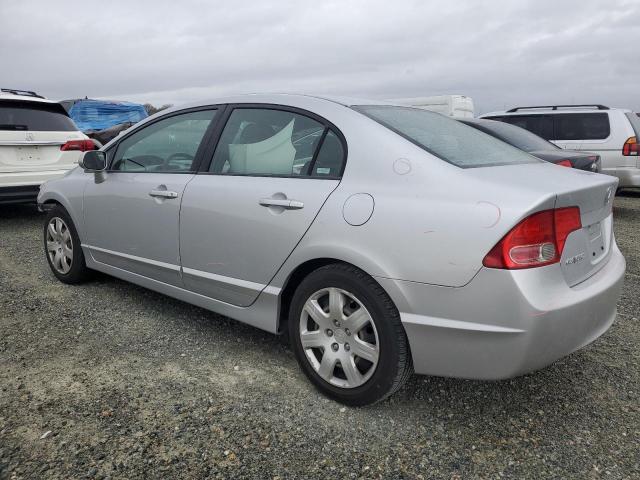 2HGFA16578H325138 - 2008 HONDA CIVIC LX SILVER photo 2