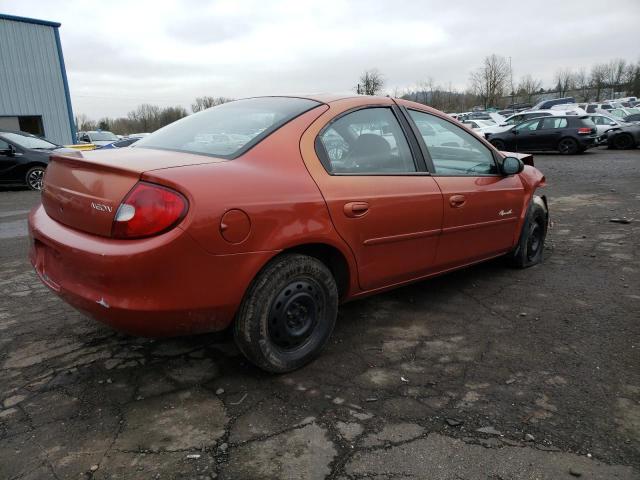 1P3ES46C6YD565642 - 2000 PLYMOUTH NEON BASE 橙色 照片 3