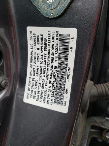 19XFC2F84LE026316 - 2020 HONDA CIVIC SPORT 灰色 照片 12