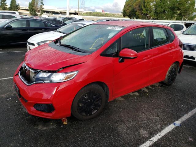 3HGGK5H44KM729939 - 2019 HONDA FIT LX RED photo 1