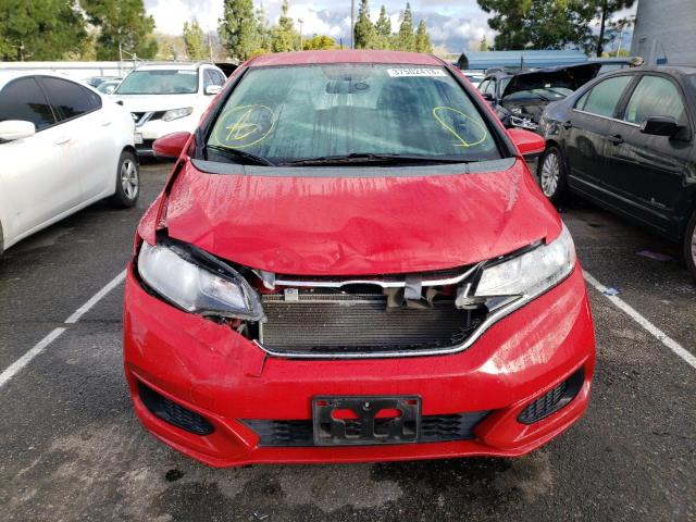 3HGGK5H44KM729939 - 2019 HONDA FIT LX RED photo 5