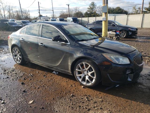 2G4GV5GV2D9174853 - 2013 BUICK REGAL GS BLACK photo 4