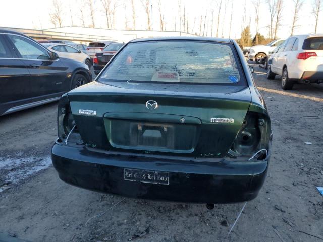 JM1BJ225510406609 - 2001 MAZDA PROTEGE LX GREEN photo 6