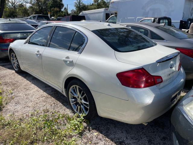 JNKBV61E78M203915 - 2008 INFINITI G35 WHITE photo 3