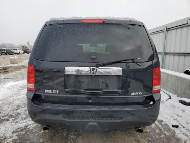 5FNYF4H50CB002233 - 2012 HONDA PILOT EXL BLACK photo 6