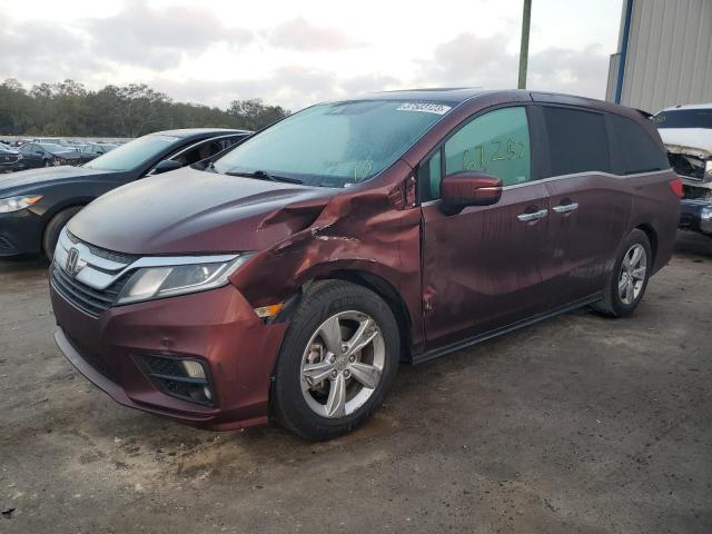 5FNRL6H77KB025985 - 2019 HONDA ODYSSEY EXL BURGUNDY photo 1