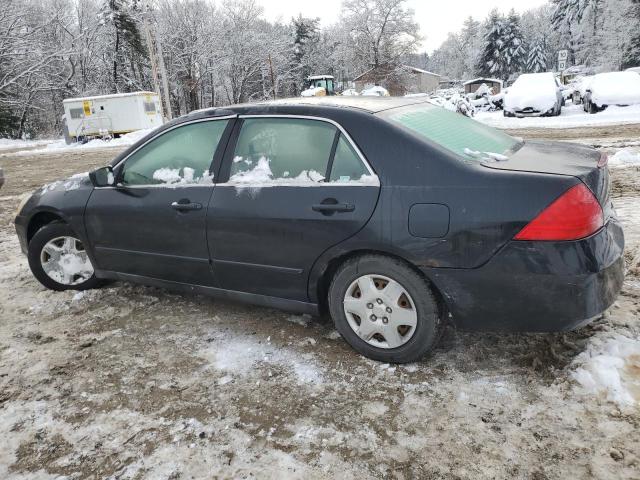 1HGCM56467A121078 - 2007 HONDA ACCORD LX BLACK photo 2