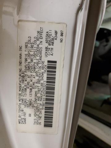 5TBBT44142S253213 - 2002 TOYOTA TUNDRA ACCESS CAB WHITE photo 12