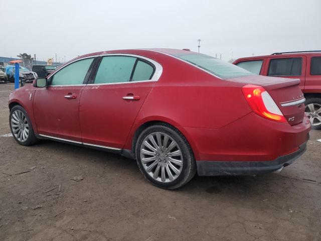 1LNHL9DK3FG608813 - 2015 LINCOLN MKS RED photo 2