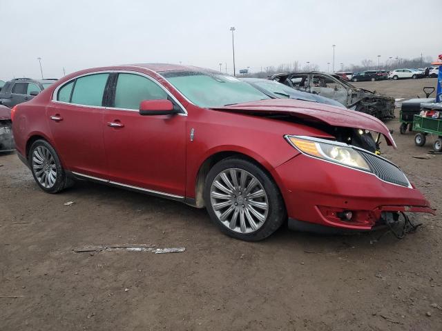 1LNHL9DK3FG608813 - 2015 LINCOLN MKS RED photo 4