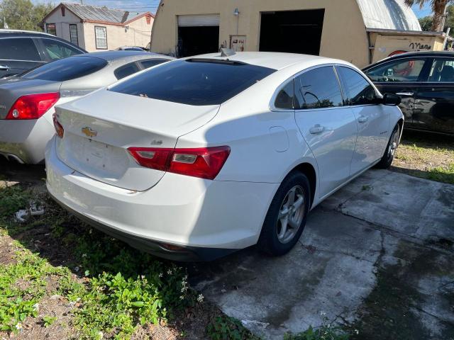 1G1ZC5ST0GF225618 - 2016 CHEVROLET MALIBU LS WHITE photo 4