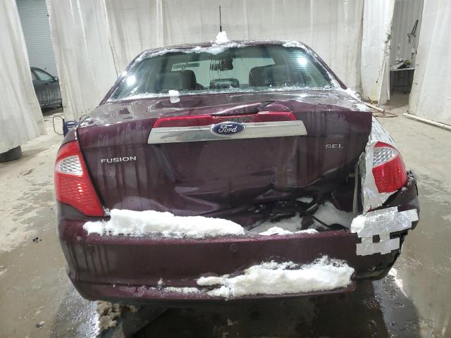 3FAHP0JA3CR447650 - 2012 FORD FUSION SEL MAROON photo 6