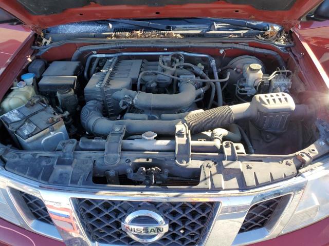 1N6BD0CT8EN712945 - 2014 NISSAN FRONTIER S BURGUNDY photo 11